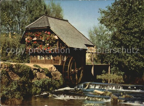 Roetenbach Baden Kleinmühle am Bach