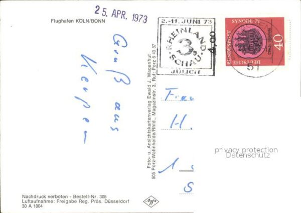 Koeln Rhein Fliegeraufnahme Flughafen – Bild 2