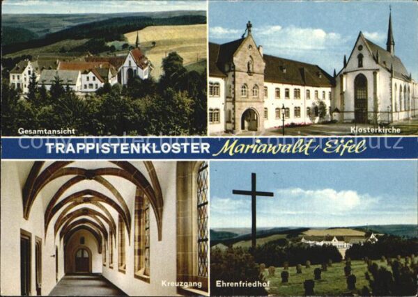 Heimbach Eifel Trappistenkloster Mariawald Kreuzgang G
