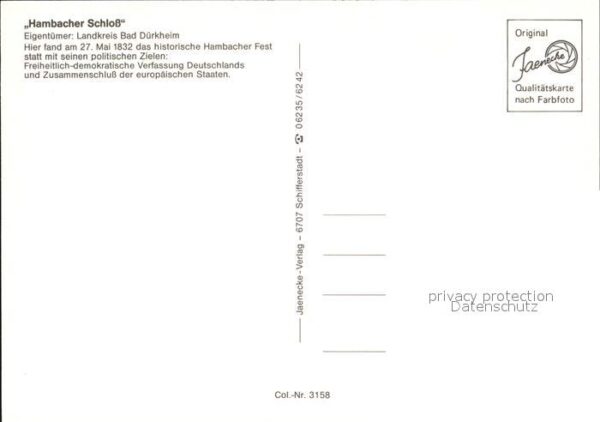 Bad Duerkheim Hambacher Schloss – Bild 2