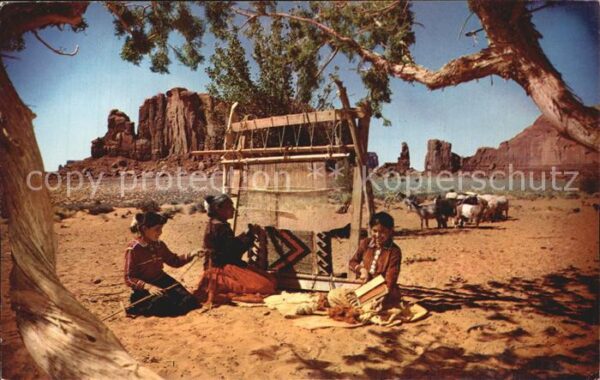Weberei Rug Weaving Monument Valley Arizona Nav