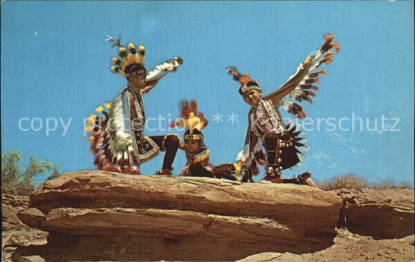 Indianer Native American Navajo Boys Eagle Dance