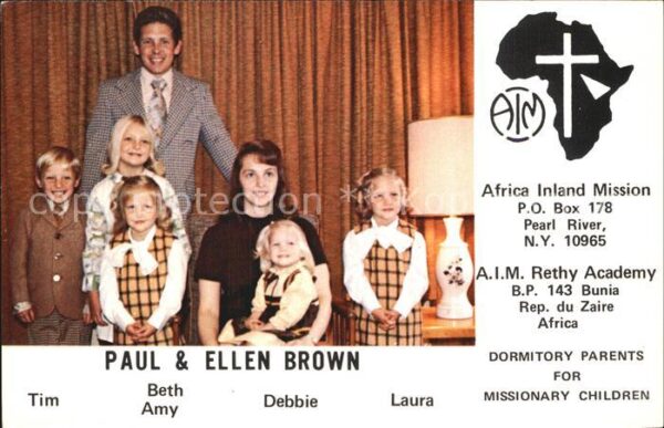 Missionen Africa Inland Mission Paul and Ellen Br