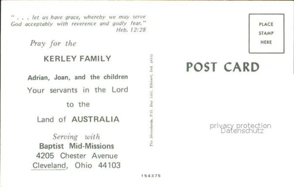 Missionen The Kerleys to Australia Baptist Mid-Mi – Bild 2