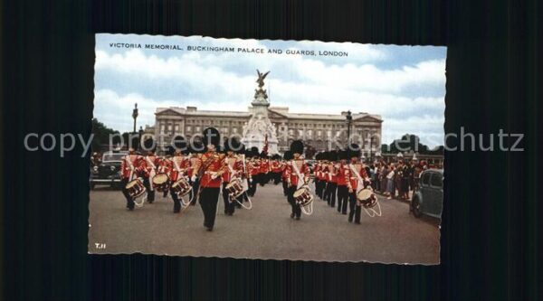 Leibgarde Wache Victoria Memorial Buckingham Palace Lon