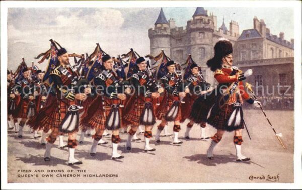 Leibgarde Wache Pipes and Drums Queen's Own Cameron Hig