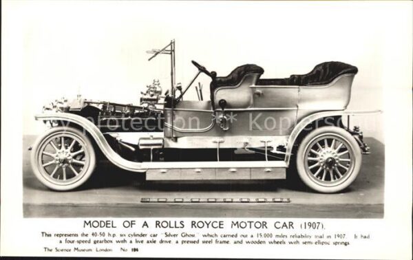 Autos Model of a Rolls Royce Motor Car 1907