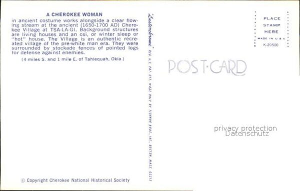Indianer Native American Cherokee Woman – Bild 2