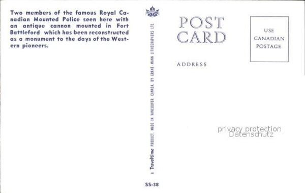 Polizei Royal Canadian Mounted Police Antique C – Bild 2