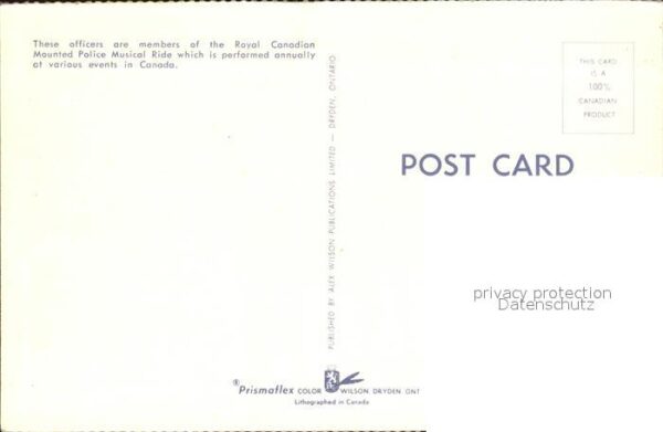 Polizei Royal Canadian Mounted Police Musical R – Bild 2