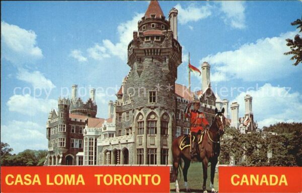 Toronto Canada Casa Loma Royal Canadian Mounted Police