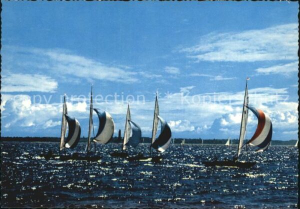 Segelboote Kiel Kieler Woche Drachen vor dem Wind