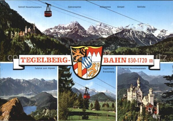 Seilbahn Tegelberg Schloss Neuschwanstein Aggens