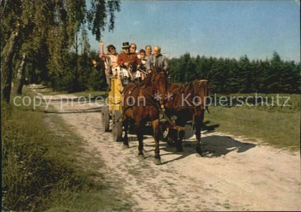 Postkutsche Weg nach Undeloh Lüneburger Heide