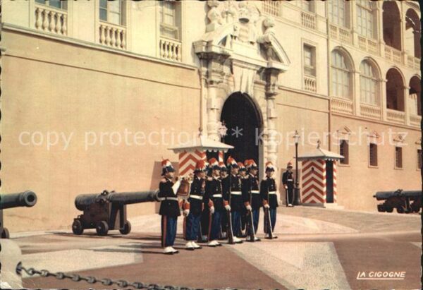 Leibgarde Wache Garde princiere Palais Monaco