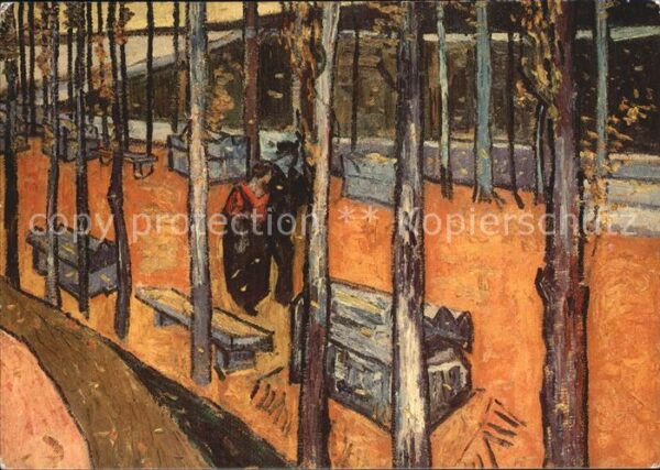 Van Gogh Vincent Die Alyscamps Allee in Arles 1888