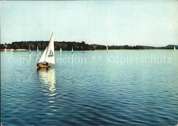 Segelboote Pojezierze Drawskie Jezioro Trzesiecko