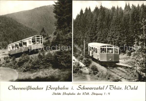 Bergbahn Oberweissbach Schwarzatal Thüringer Wal