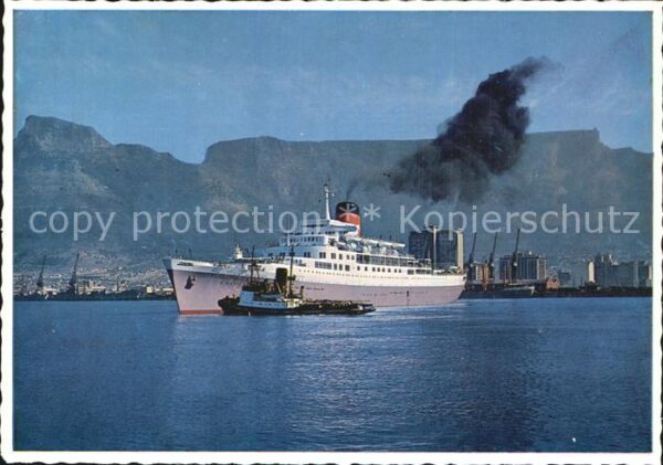 Dampfer Oceanliner R.M.S. Windsor Castle Table Bay Docks C
