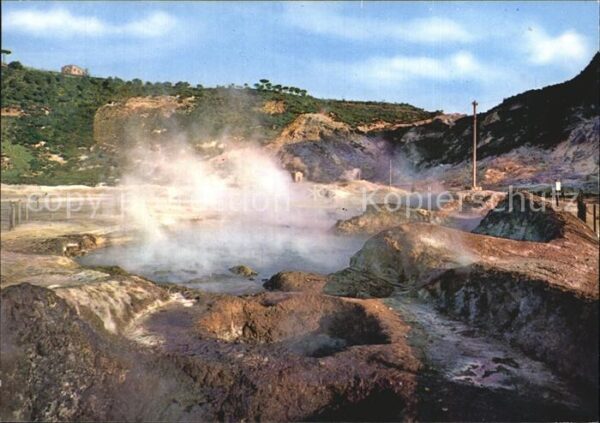 Geysire Vulcans Geysers Vulkane Solfatara Pozzuoli Cratere del Fango