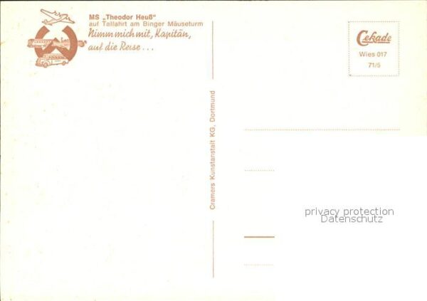 Motorschiffe MS Theodor Heuss Bingen Mäuseturm – Bild 2