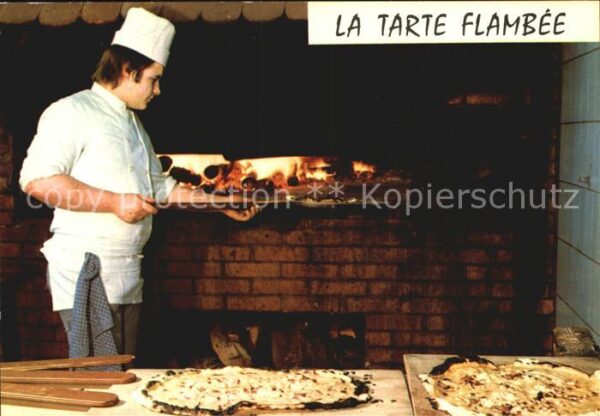 Lebensmittel Tarte Flambee