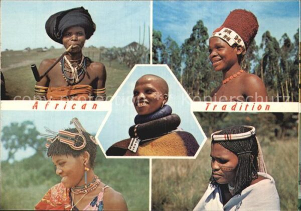Typen Afrika Pipe-smoking Xhosa Transkei Swazi Maide
