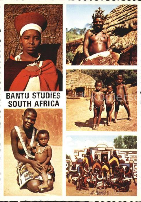 Typen Afrika Bantu in natural habitat South Africa