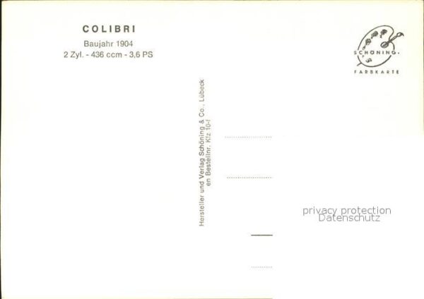 Autos Colibri Baujahr 1904 – Bild 2