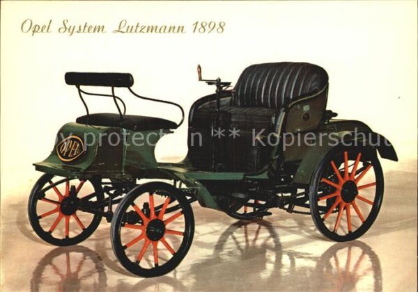 Autos Opel System Lutzmann 1898