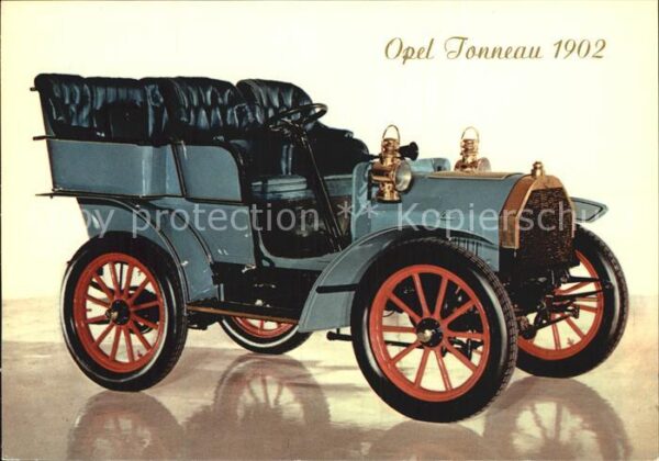 Autos Opel Tonneau 1902