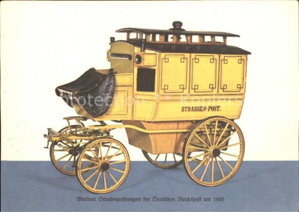 Post Strassenpostwagen Berlin Deutsche Reich
