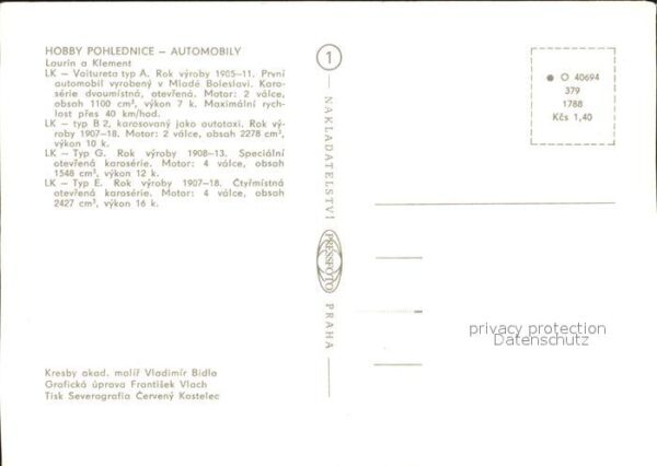 Autos Automobily Laurin a Klement LK Voituret – Bild 2