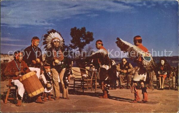 Indianer Native American Hopi Indian Dancers Grand Canyon Arizon