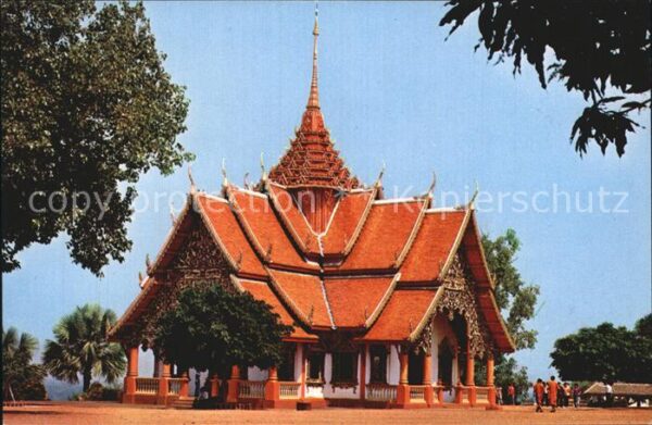 Thailand Wat Phra Bat Tak pha Amphur Phasang Lum