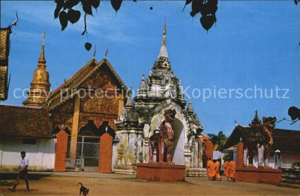 Thailand Wat Phrathat Hariphoon chai