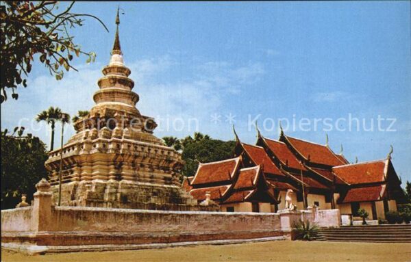 Thailand Wat Phrathat Sri Chomthong Amper Chomth