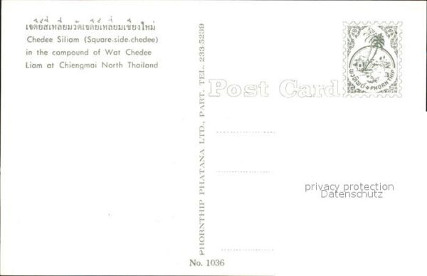 Thailand Chedee Siliam Wat Chedee Liam Chiengmai – Bild 2