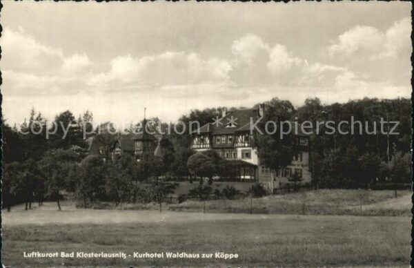 Bad Klosterlausnitz Kurhotel Waldhaus zur Köppe