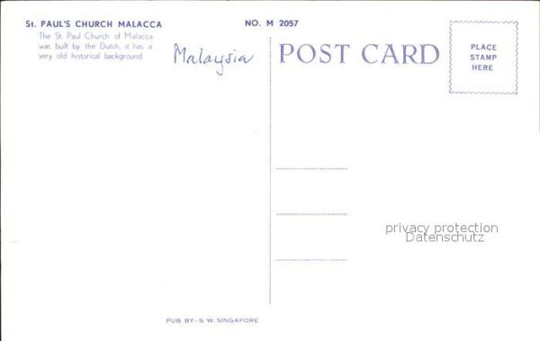 Malacca St Paul Kirche – Bild 2