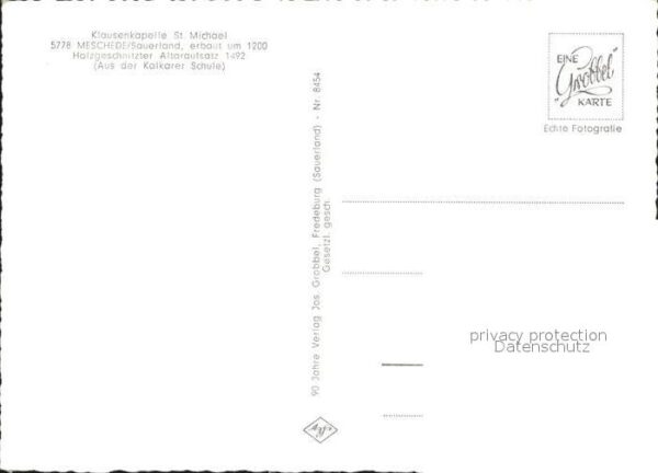 Meschede Klausenkapelle Sankt Michael Holzgeschn – Bild 2