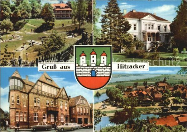 Hitzacker Elbe Schloss Minigolf Rathaus Panorama