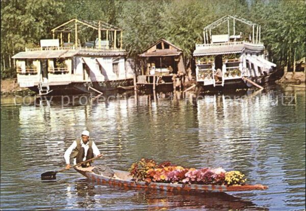Srinagar Blumenverkäufer Dal Lake