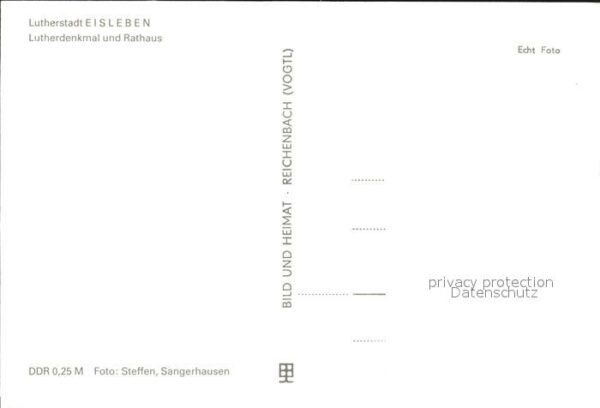 Eisleben Lutherdenkmal Rathaus – Bild 2