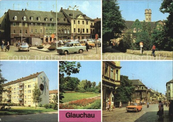 Glauchau Markt Schloss Rosarium