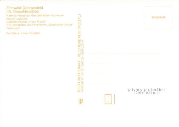 Zinnwald-Georgenfeld Jugendherberge Hugo Klügel HO Gaststätt – Bild 2