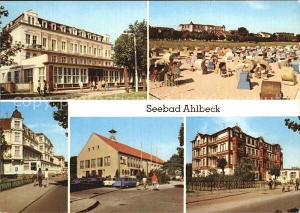 Ahlbeck Ostseebad Ostseehotel Strand FDGB Erholungsheime