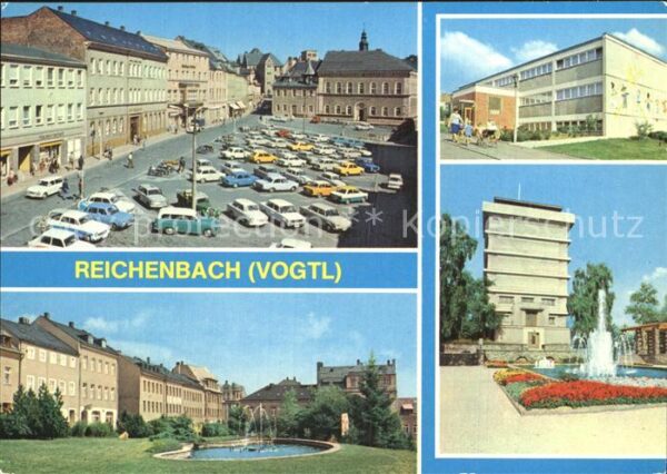 Reichenbach Vogtland Markt Park des Friedens Kindergarten Go