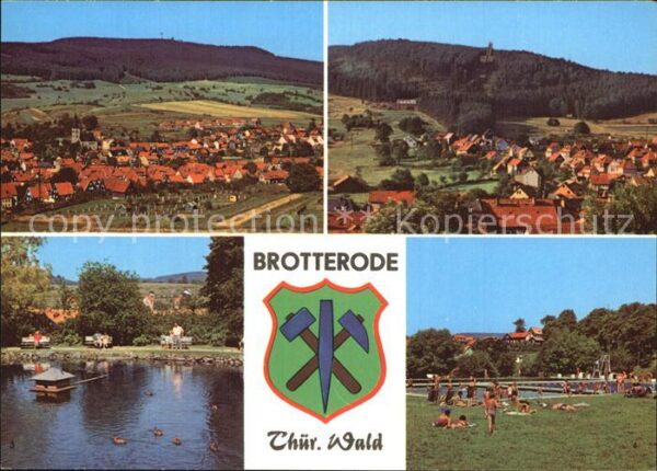 Brotterode Großer Inselsberg Schanze Gelb Brunnen