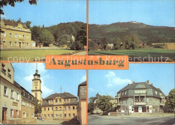 Augustusburg Kommissionsgaststätte Zum Schlossberg M
